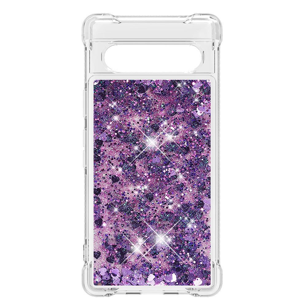 YB Quicksand Series-1 for Google Pixel 7a Quicksand Flowing Glitter Soft TPU Case Anti-scratch Cell Phone Cover YB Quicksand Series-1 for Google Pixel 7a Quicksand Flowing Glitter Soft TPU Case Anti-scratch Cell Phone Cover